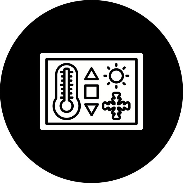Icono de control de la temperatura