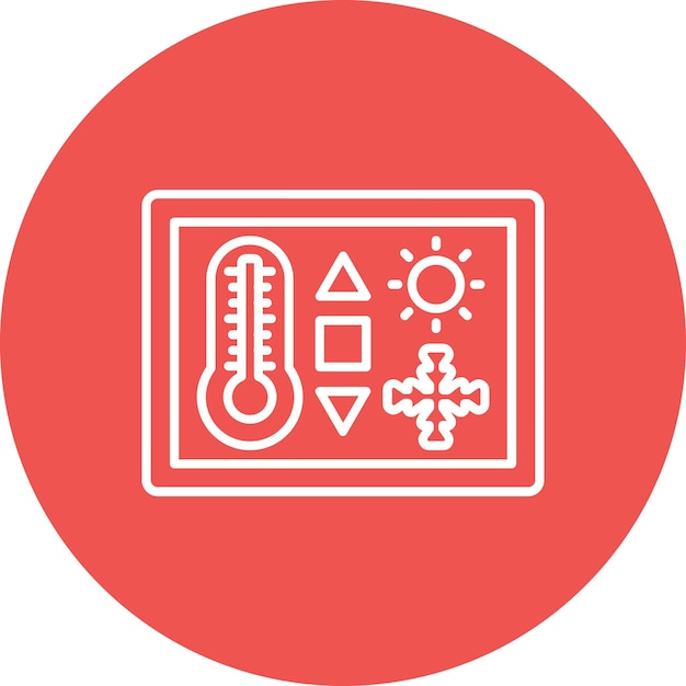 Icono de control de la temperatura