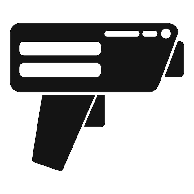 Icono de control de velocidad del arma vector simple velocidad de la herramienta del vehículo