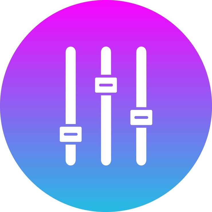 Vector ícono de control de volumen