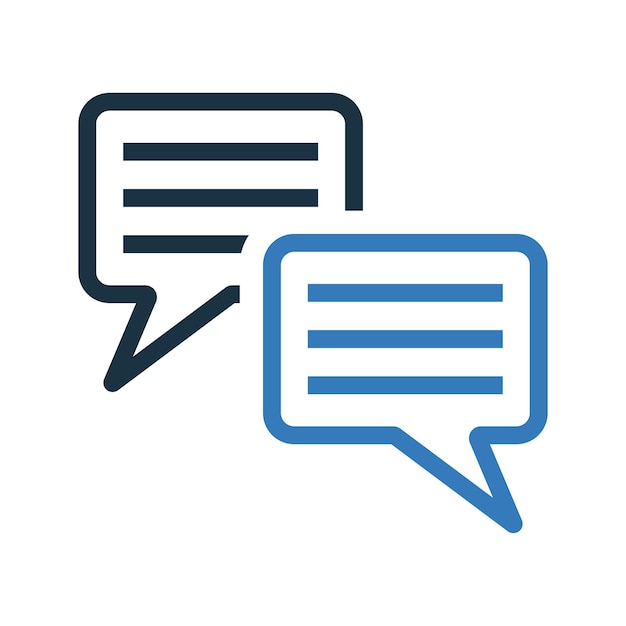 El icono de la conversación