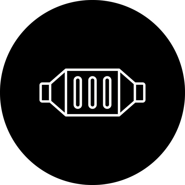Icono del convertidor catalítico
