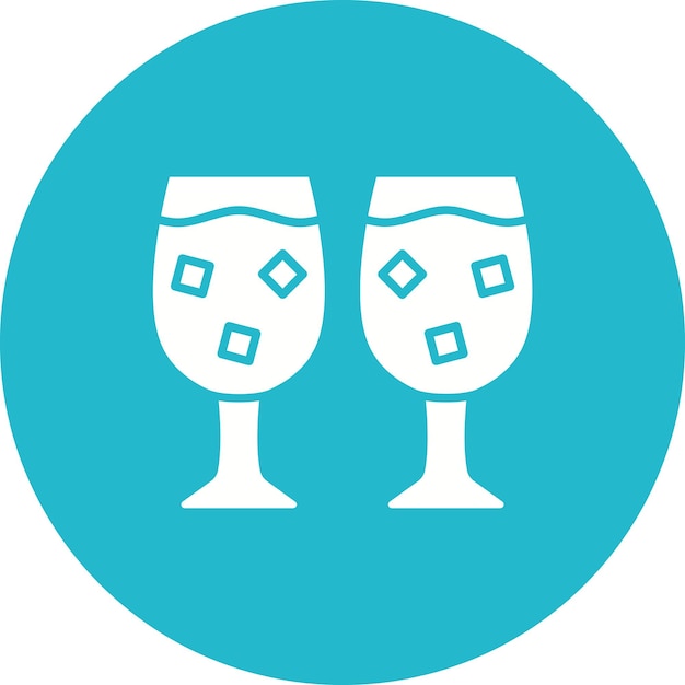 Icono de la copa de la bebida