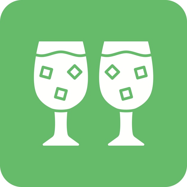 Icono de la copa de la bebida
