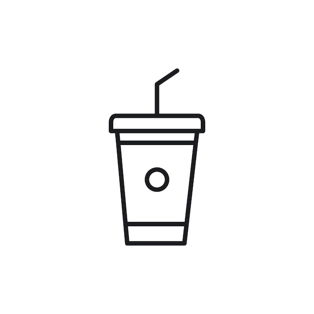 El icono de la copa Swoosh aislado en un fondo blanco