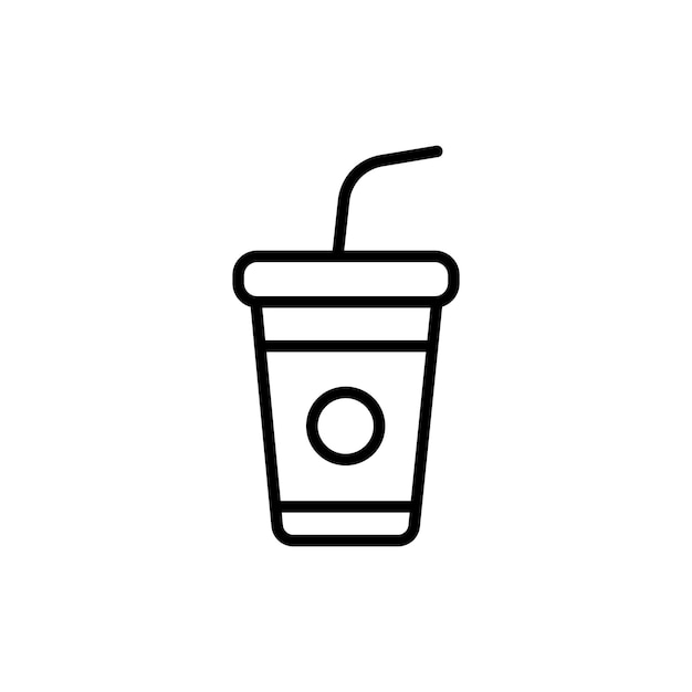 El icono de la copa Swoosh aislado en un fondo blanco