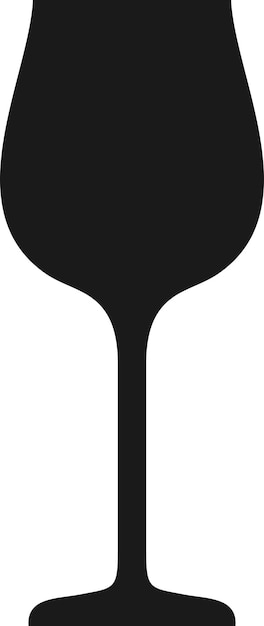 Icono de copa de vino. Ilustración vectorial.