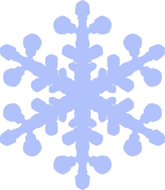 Icono de copo de nieve de invierno