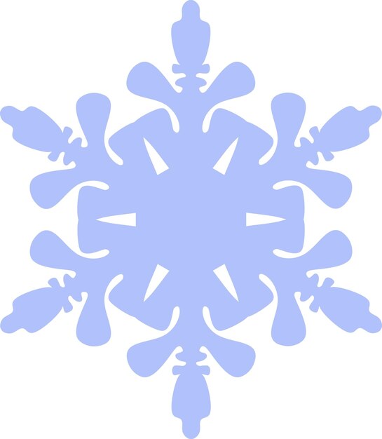 Icono de copo de nieve de invierno