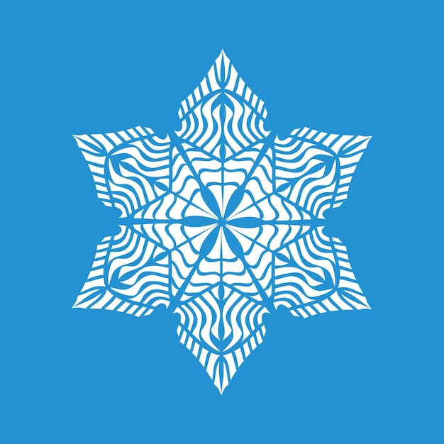 Icono de copo de nieve pequeño Ilustración sencilla del icono vectorial de copos de nieve pequeños para la web