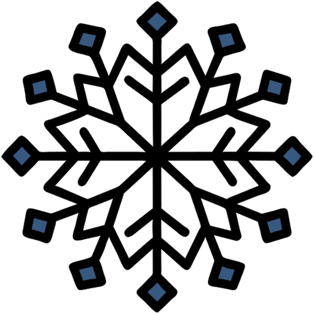 El icono del copo de nieve