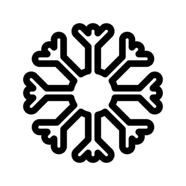 El icono del copo de nieve
