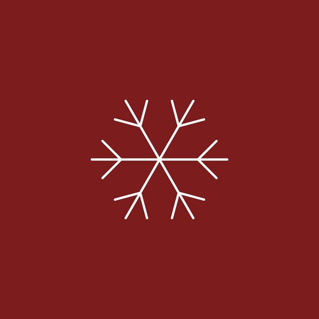 Icono de copo de nieve