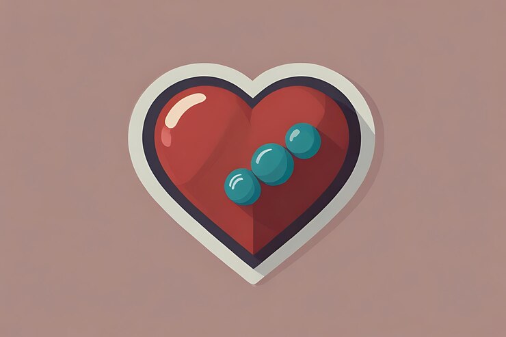 Icono del corazón de la atención médica
