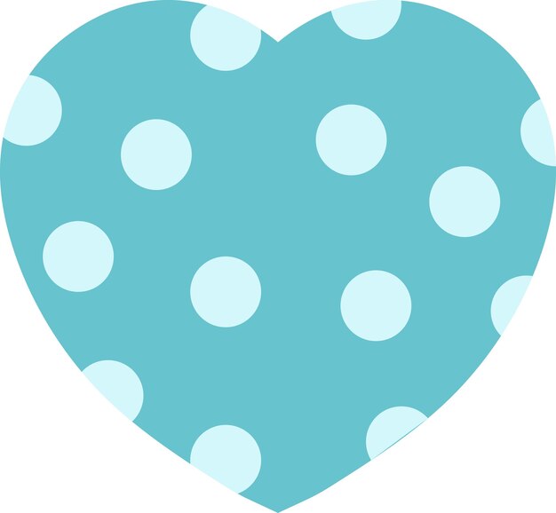 El icono del corazón del concepto de diseño del día blanco feliz