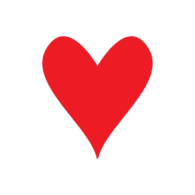 icono de corazón icono de amor plantilla vectorial ilustración diseño de logotipo
