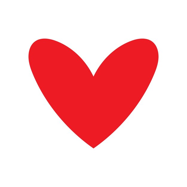 icono de corazón icono de amor plantilla vectorial ilustración diseño de logotipo