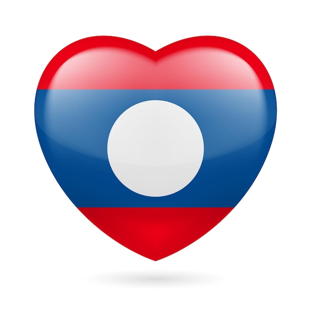 Icono del corazón de Laos