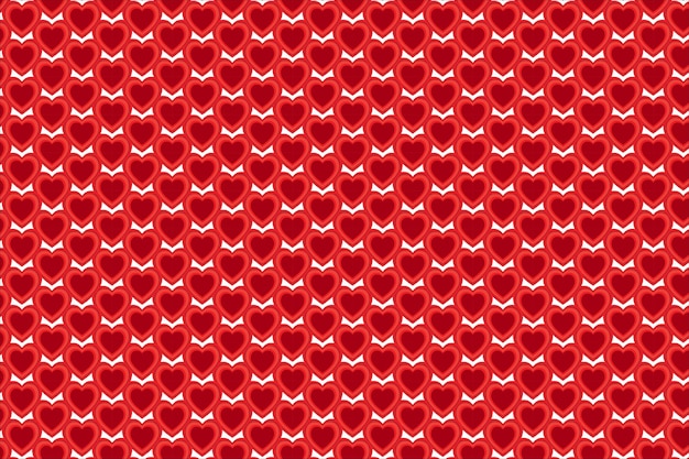 Icono del corazón de San Valentín Diseño del patrón