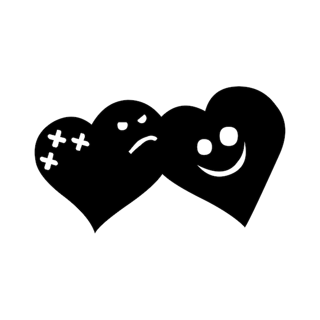 Icono de corazón vectorial