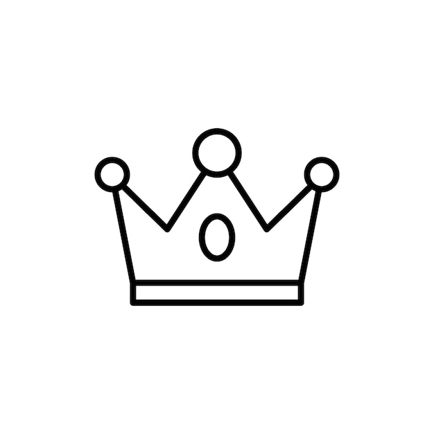 Icono de la corona Colección de conjuntos de relleno plano