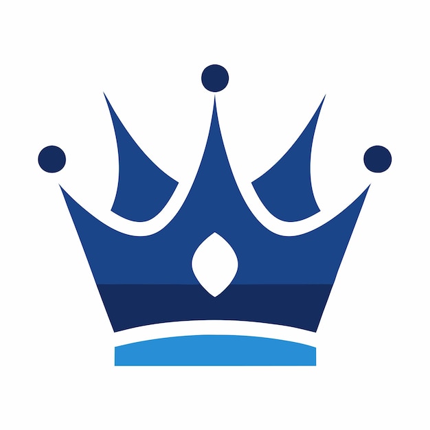 icono de la corona diseño de logotipo arte e ilustración
