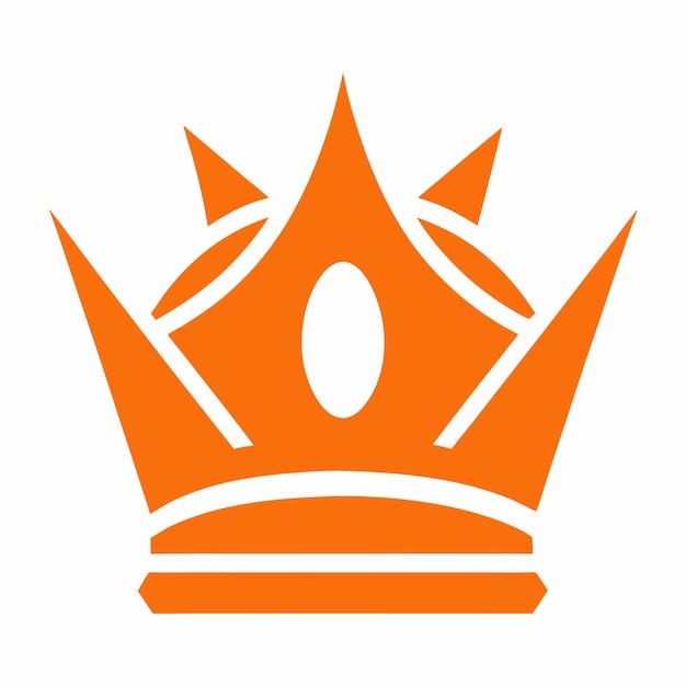 icono de la corona diseño de logotipo arte e ilustración