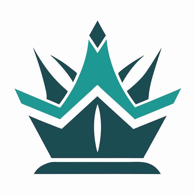 icono de la corona diseño de logotipo arte e ilustración