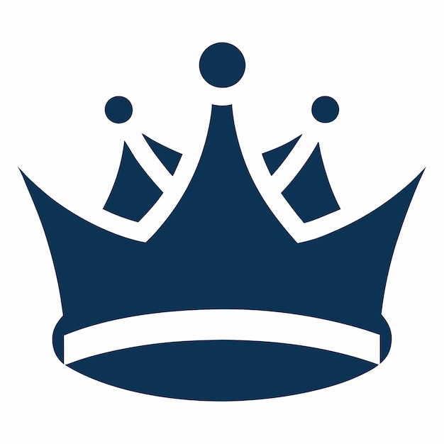 icono de la corona diseño de logotipo arte vectorial e ilustración