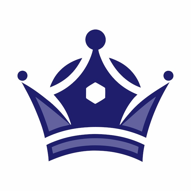 icono de la corona diseño de logotipo arte vectorial e ilustración