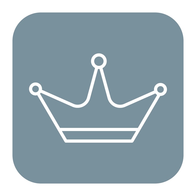 El icono de la corona del rey