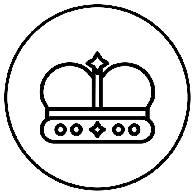 El icono de la corona del rey