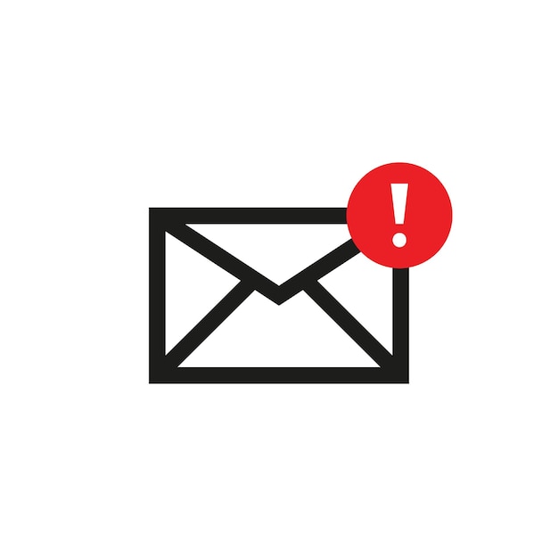 Icono de correo para diseño web Enviar mensaje nuevo Vector