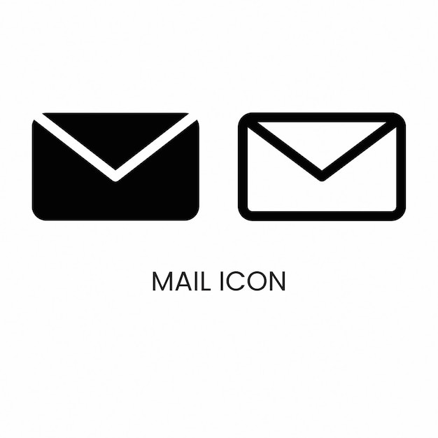 icono de correo electrónico icono del sobre icono de la caja de entrada icono del mensaje