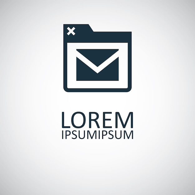 Icono de correo electrónico del navegador