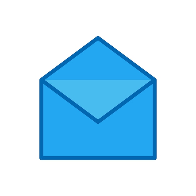 icono de correo electrónico de sobre plantilla vectorial logotipo colección de moda diseño plano