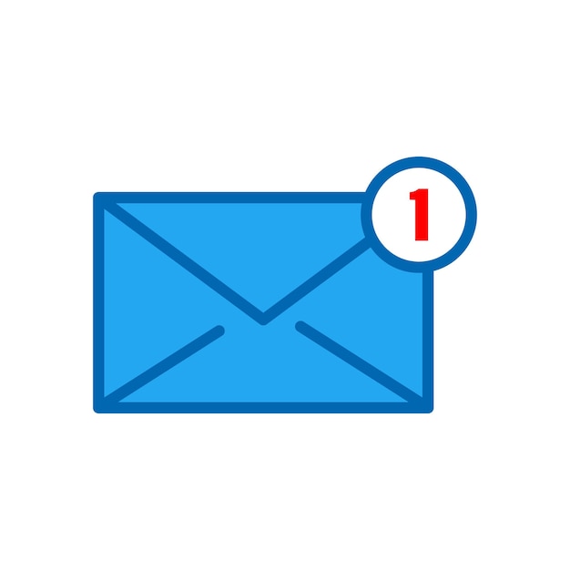 icono de correo electrónico de sobre plantilla vectorial logotipo colección de moda diseño plano