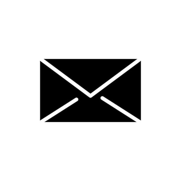 icono de correo electrónico de sobre plantilla vectorial logotipo colección de moda diseño plano
