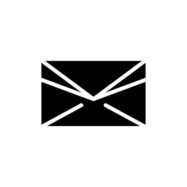 icono de correo electrónico de sobre plantilla vectorial logotipo colección de moda diseño plano