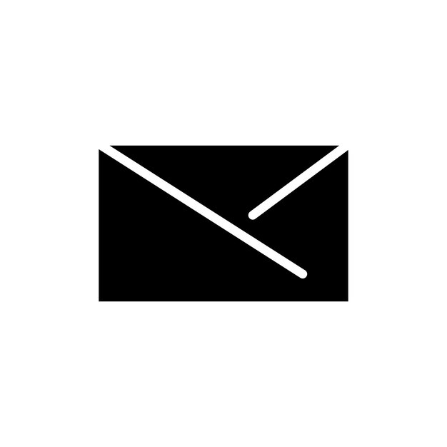 icono de correo electrónico de sobre plantilla vectorial logotipo colección de moda diseño plano