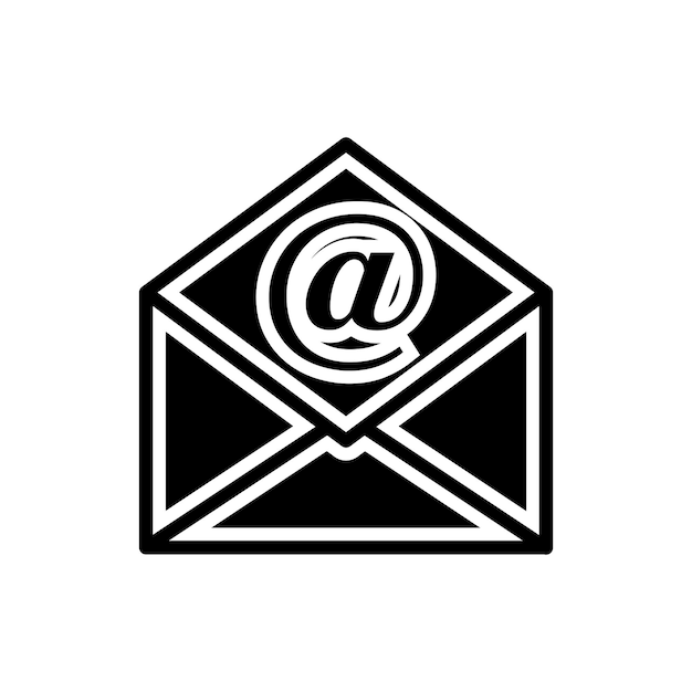 icono de correo electrónico de sobre plantilla vectorial logotipo colección de moda diseño plano