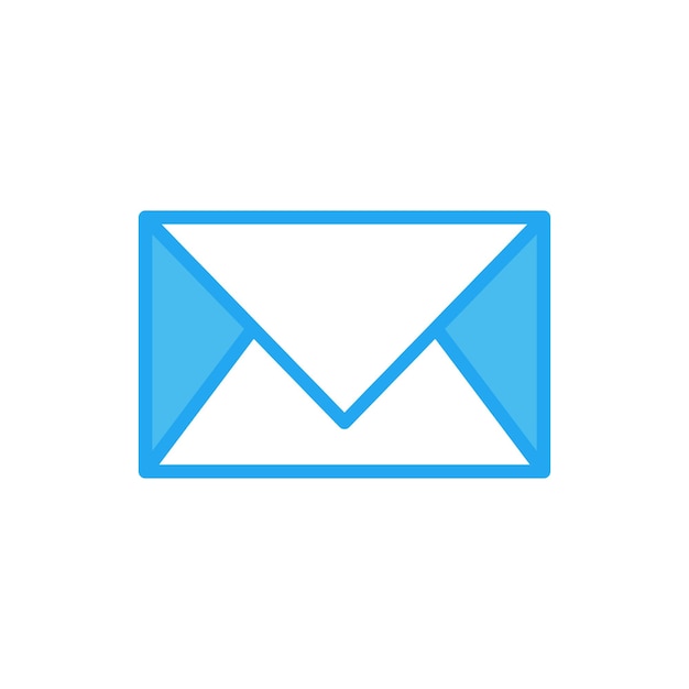 icono de correo electrónico de sobre plantilla vectorial logotipo colección de moda diseño plano