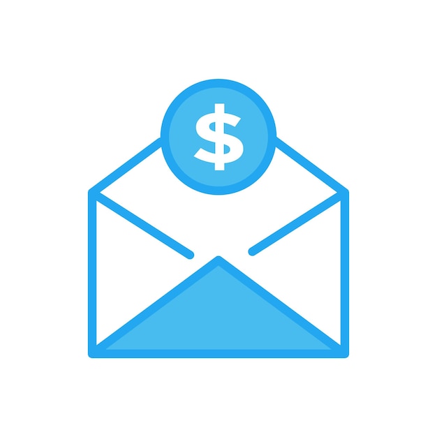 icono de correo electrónico de sobre plantilla vectorial logotipo colección de moda diseño plano
