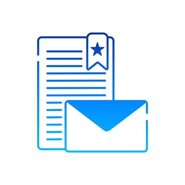 el icono de correo electrónico