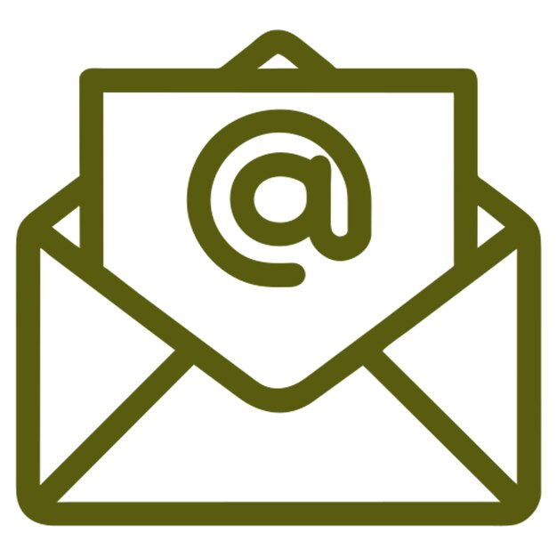 el icono de correo electrónico