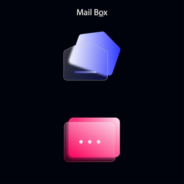 Icono de correo y mensaje