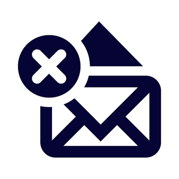 Icono de correo no enviado
