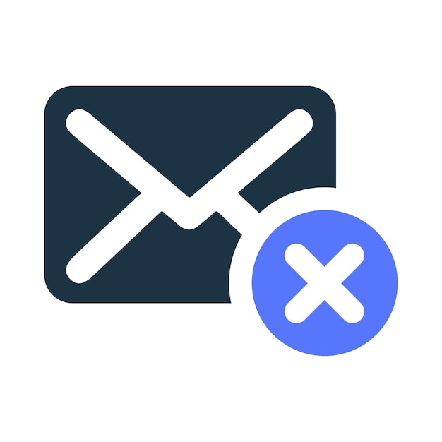 Icono de correo no enviado