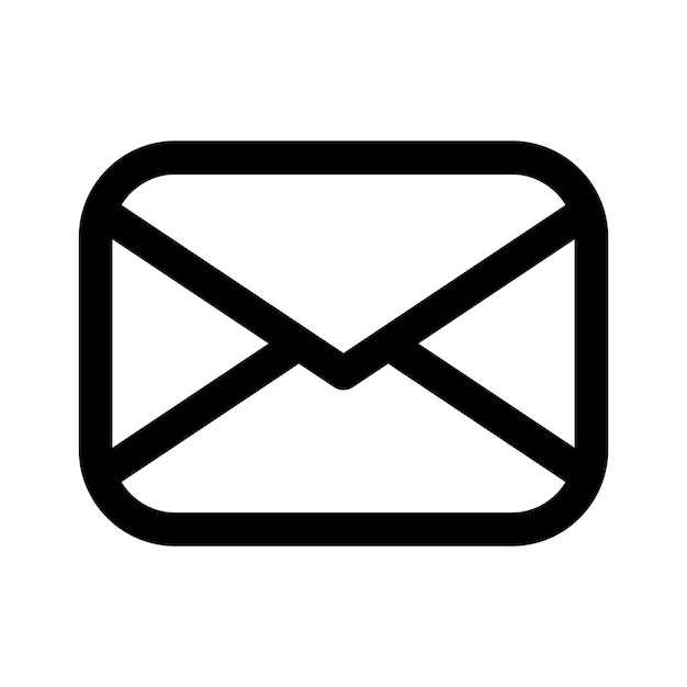 icono de correo de sobre