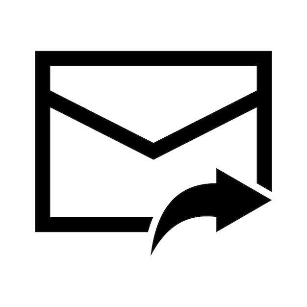 Vector icono de correo de sobre